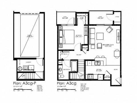 Floor plan for 1 bed, 1 bath, 914 sqft